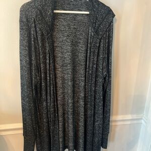 Women's Gray Hooded Sweater